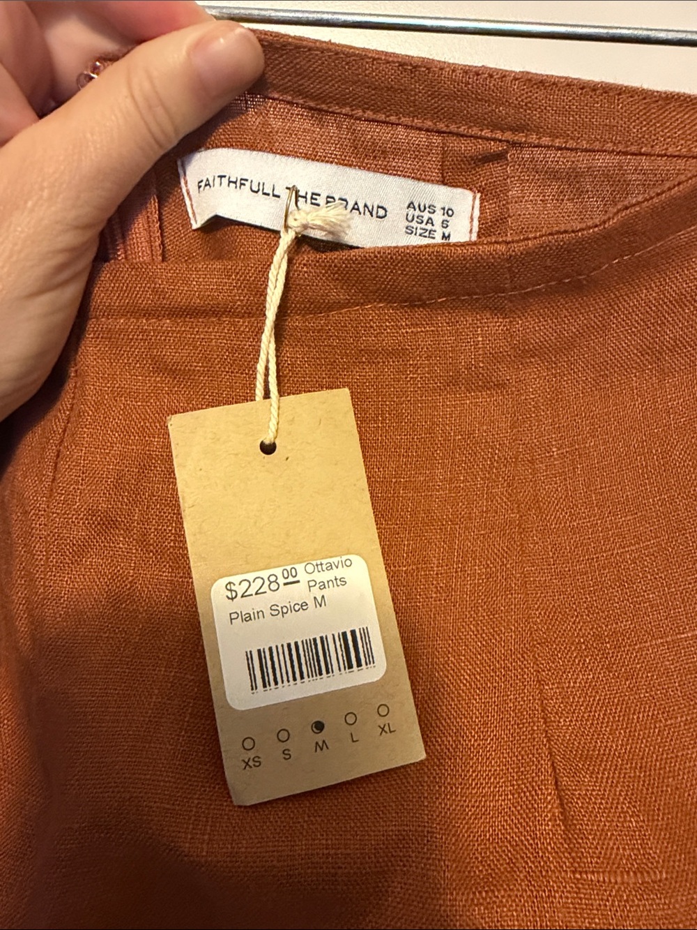 Faithfull the Brand Rust pants - Picture 2 of 4